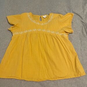 LuLaRoe Paisley Embroidered Top